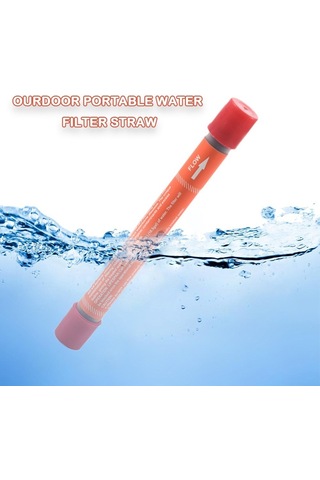 Butu Kişisel Su Filtresi Saman Mini Su Arıtma Yürüyüş, Kamp, Seyahat Ve Acil Durum Hazırlığı