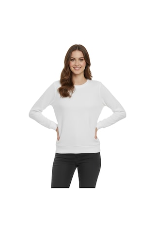 Linsolita Kadın Sıfıryaka Sweatshirt Bgl-st05116 Beyaz