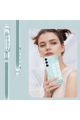 Samsung Galaxy A37 İle Uyumlu Kılıf Şeffaf Kamera Korumalı Esnek Silikon Telefon Kılıfı Kapak