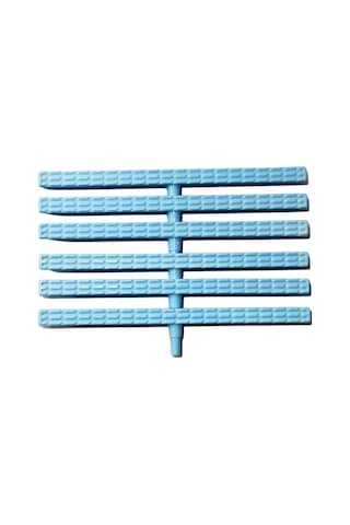 Havuz Savak Izgarası Tek Geçmeli 20 Cm - 1 Metre- Mavi