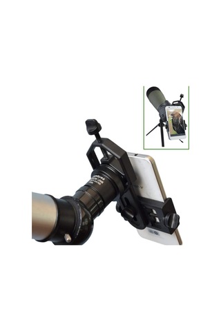 Bushman Dürbün Teleskop Telefon Aparatı Siyah