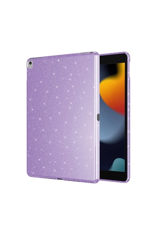 Apple Uyumlu iPad Air 3 / Pro 10.5 Tablet Kılıfı Işıltılı Parlak Görünüm Koton Case