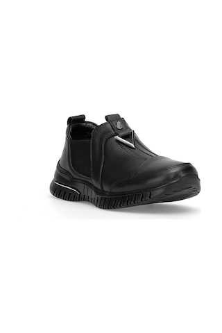 Voyager 9495 Kadın Hakiki Deri Casual Ayakkabı Siyah Siyah