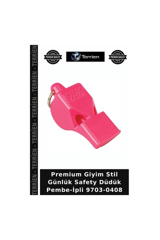 Premium Giyim Stil Günlük Safety Düdük Pembe-ipli 9703-0408