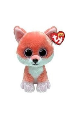 Ty Beanie Boos Tilki Vixen 15 Cm - Simli Gözlü Yumuşak Peluş Koleksiyon Figürü