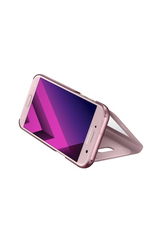 Samsung A5 2017 S-view Kılıf, Pembe Sku: Smgstk6cfdd8442f