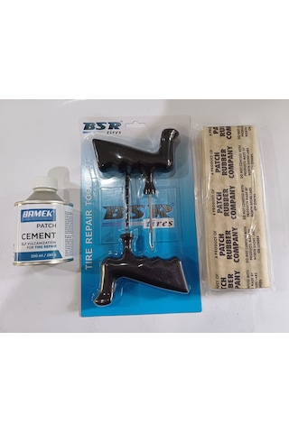 Dubleks Lastik Tamir Kiti, Fitil Atma, Kanal Açıcı Ve 30 Adet Uzun Fitil