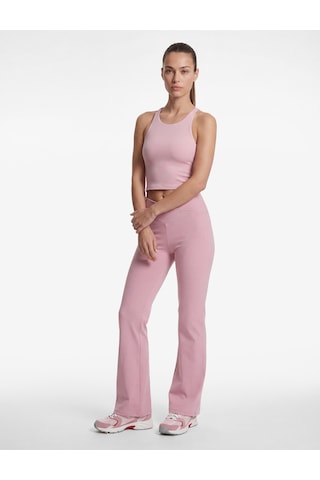 Koton Yüksek Bel Slim Fit İspanyol Paça Spor Tayt Pembe 6sak40200nk Gül