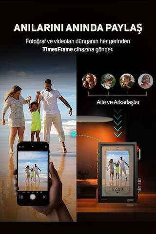 Divoom Times Frame 10.1 Akıllı Kişiselleştirilebilir Dijital Çerçeve, 64gb Siyah