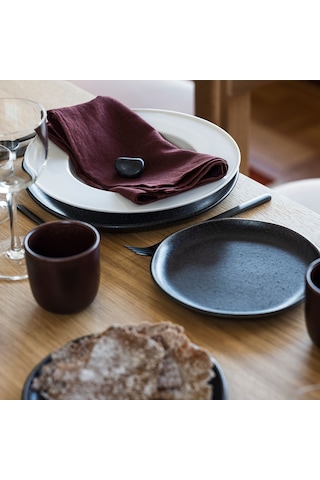 Ikea Stockholm 2025 Çukur Tabak Seti 25 Cm 2'li Beyaz