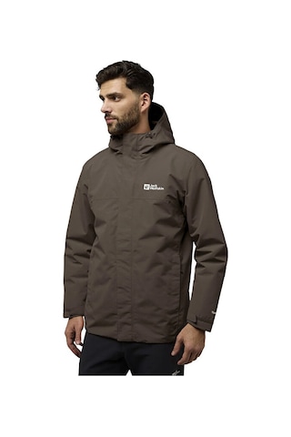 Jack Wolfskin Altenberg 3ın1 Jkt M Erkek Outdoor Montu A61864-5719 Kahverengi A61864-5719 Kahverengi