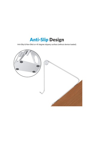 Cbtx P31 Evrensel Masaüstü Cep Telefonu Tablet Tutucu Braketi Ayarlanabilir Alüminyum Alaşımlı Stand - Siyah