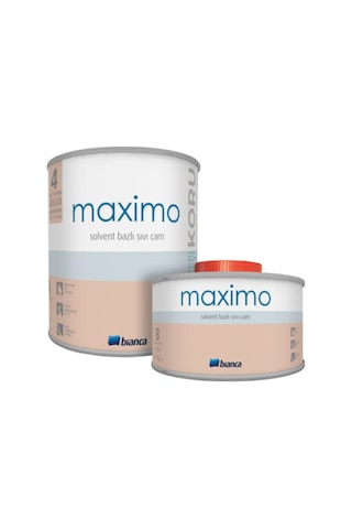 Bianca Maximo Solvent Bazlı Sıvı Cam Parlak 0.5 KG Bianca Maximo Solvent Bazlı Sıvı Cam Parlak 0.5 KG