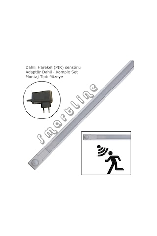 Smartline Dahili Hareket Sensörlü (Pır) Slim Led Bar - Set