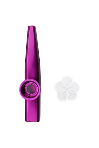 Raymond Joes Stmk4 Metal Kazoo - Mor Kazoo Alüminyum Alaşım