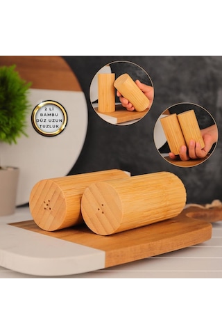 Mien Bambu Uzun 2 Li Tuzluk Biberlik 7b05 Ahşap