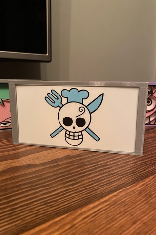 Kazanova Design Sanji Resim Kutusu Büyük Boy One Piece Anime Dekoratif Hediyelik