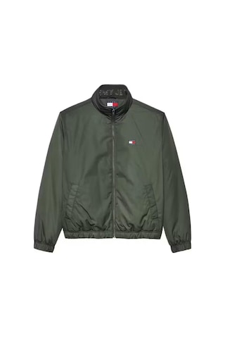 Tommy Hilfiger Erkek Dik Yaka Dolgulu Mont - Haki-11211 Pewter Green