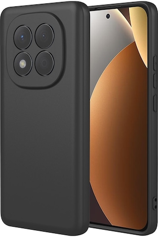 Xiaomi Redmi Note 15 Pro 5g İle Uyumlu Kılıf Esnek Premium Yumuşak Silikon Telefon Kılıfı Kapak Siyah