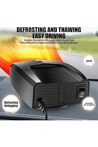 Novahub 12v 300w Elektrikli Oto Kaloriferi, Yüksek Güçlü Isıtma