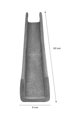 5 Adet Gri Kapı Altı Rüzgar Önleyici Isı Yalıtım Süngeri