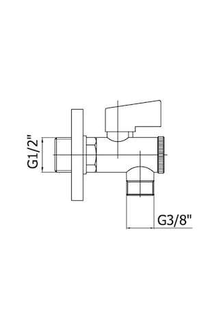 Gpd Fkm01 Filtreli Ara Musluk Krom