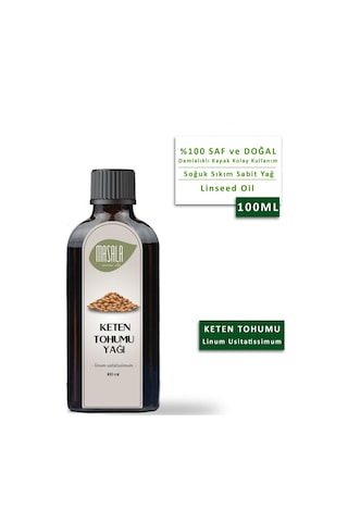 Masala Soğuk Pres Keten Tohumu Yağı 100 ML