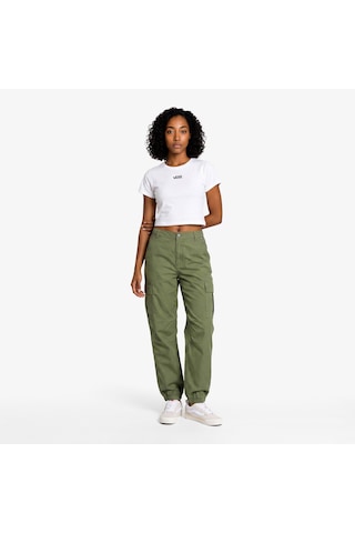 Vans Lightweight Cargo Kadın Yeşil Pantolon Vn00104bgrk1