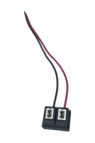 H7 Far Ampul Duy Soketi Uyumlu Seramik Gümüş Terminal Bakır Kablo