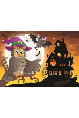 Art Puzzle 2X100 Parça  Baykuş Ve Tatlı Cadı 4517