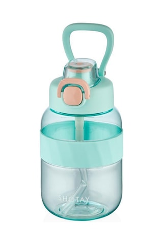 Shotay Pipetli Su Matarası Tritan Turkuaz 700ml