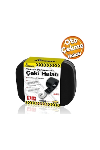 Araba Araç Otomobil Oto Spanzet Sapan Çeki Halatı Çantalı Lüx Tip 3 Ton