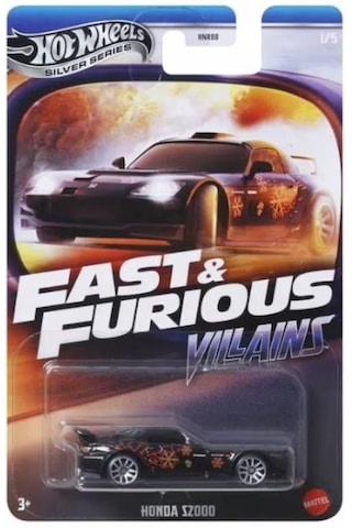 Hot Wheels Silver Series Fast & Furious Villains 5'li Set Hnr88 Renkli