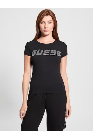 Guess Kadın T-shirt V4bı16kcıv1 Siyah