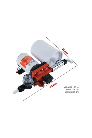 Seaflo 12 Volt 2 Lt Tanklı Otomatik Tekne, Karavan Hidroforu 18.9 Lt/dk 3.7 Bar