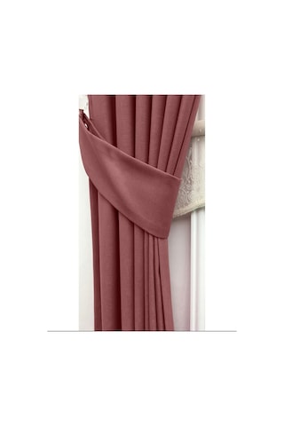 Evdepo Home Deniz Soft Pileli Fon Perde Gül Kurusu Gülkurusu