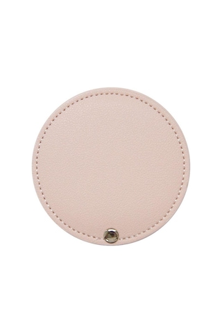 Ultra İnce Makyaj Aynası Yuvarlak Cep Aynası Yeni Kozmetik Ayna Pembe
