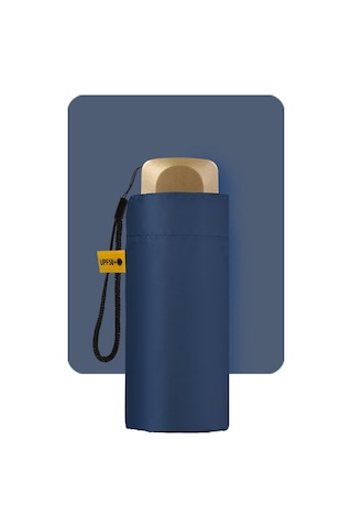 Yystore Ultra Hafif Güneş ve Yağmur Koruyucu Mini Şemsiye Mavi - Siyah Siyah - Mavi