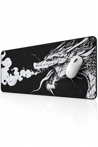 Razador Dragon Breath 90x40 Cm Xxl Gaming Profesyonel 1. Sınıf Oyuncu Mouse Pad Kaymaz Taban 4 Mm Mousepad 90 x 40 CM