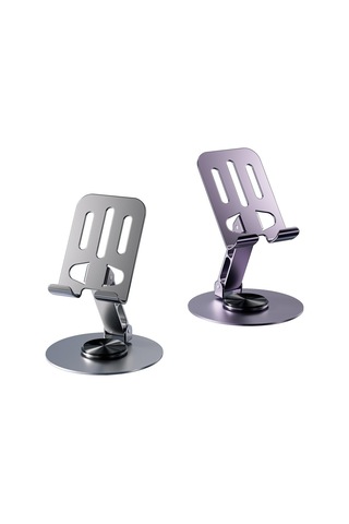 Metal Mobil Telefon Tutucu 360 Derece Dönebilir Ayarlanabilir Katlanabilir Tembel Tablet Masaüstü Mobil Telefon Tutucu