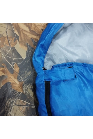 Dft Düz Başlık 190+30 CM x75 Mavi -5/10° Uyku Tulumu Mavi