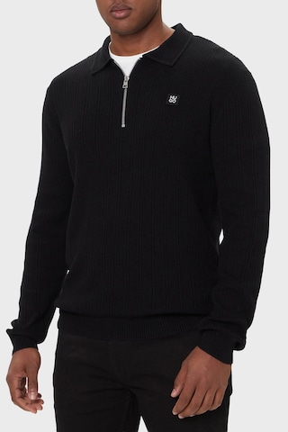 Hugo Erkek Polo Yaka Sweat 50524556 001 Siyah Siyah