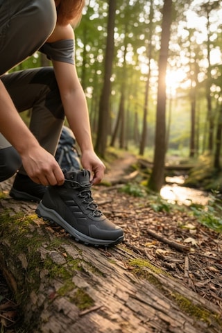 Enoch Erkek Termal Su Geçirmez Outdoor Trekking Ve Dağ Yürüyüş Botu Siyah - Füme