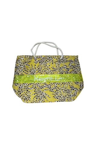 Monte Lui 1011 Plaj Çantası İnce Yaprak Desen Çok Renkli