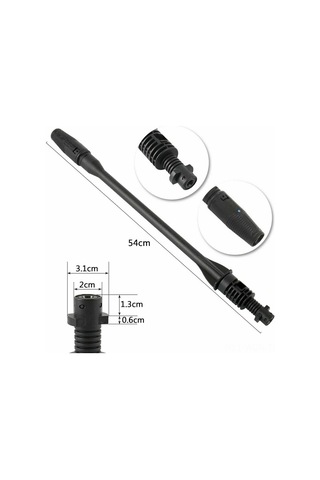 Neevoyu Karcher K1-k7 Yüksek Basınçlı Yıkama Makinesi İçin 0-60 Derece Ayarı Değişken Jetli Plastik Sprey Ucu 140bar