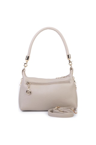 Nas Bag Kadın Mini Omuz Ve Çapraz Çanta Örgülü Askılı En: 23 Cm , Boy: 14 Cm Kum Victoria