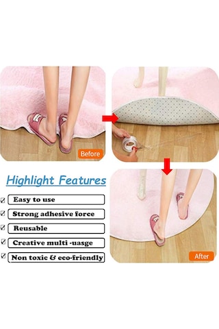 Konesam Transparan Akrilik Nano Bant - Yıkama Uygun Sürekli Yetenekli Çift Taraflı Bant 30mm X 3m X 2mm