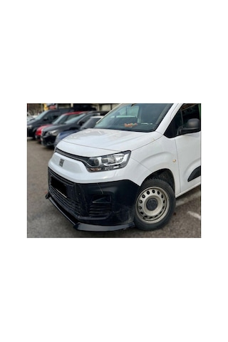 Fiat Doblo D5 Ön Lip Plastik Parlak Siyah Karlık-ön-ek-bodykit 2023 2024 2025