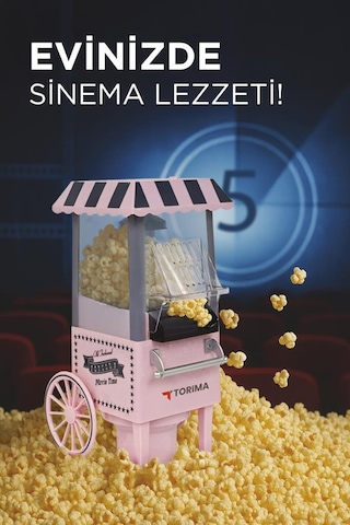 Torima TPM-01 Yağsız Mısır Patlatma Popcorn Makinesi