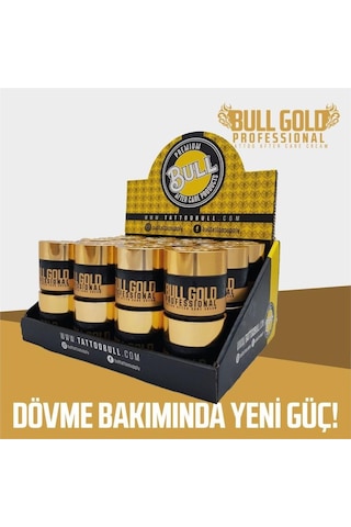 Tattoobull Gold Professional Tattoo After Care Cream 24'lü - Tattoobull Bakım Kremi